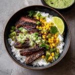Cilantro Lime Steak Bowls