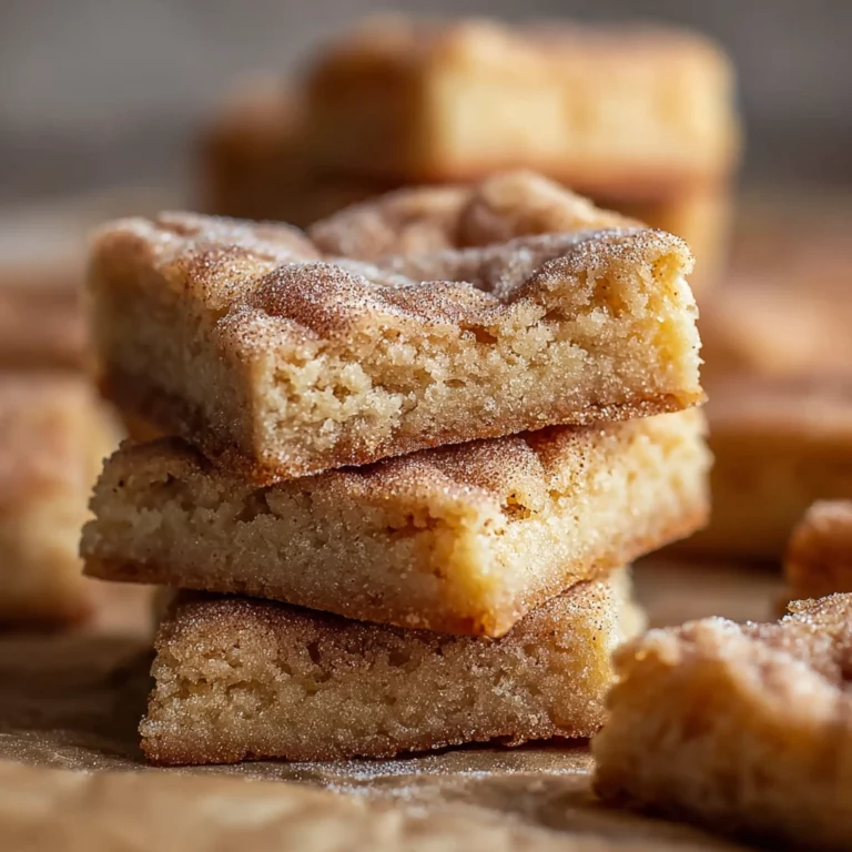 cinnamon sugar blondies