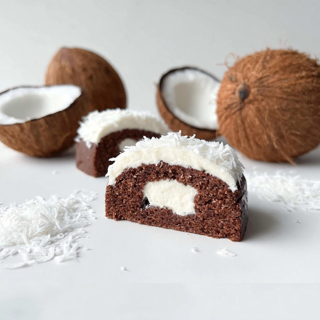 coconut chocolate dome