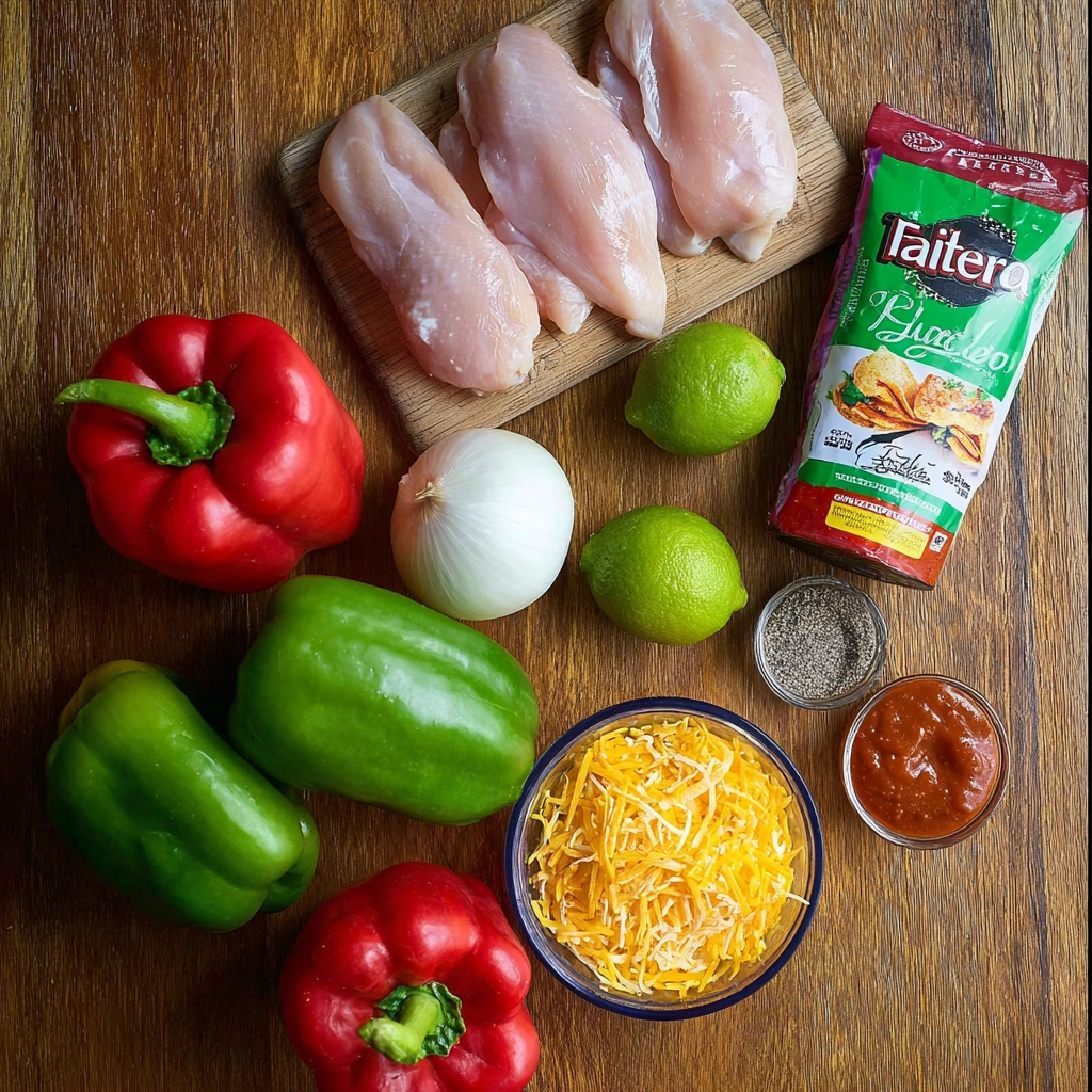 crockpot chicken fajitas Ingredients