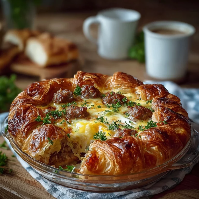 croissant breakfast casserole