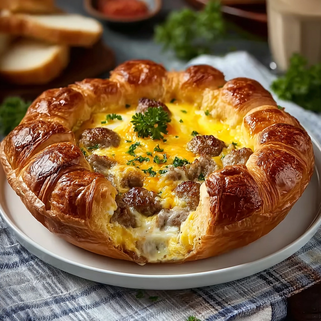Croissant Breakfast Casserole: The Ultimate Holiday Brunch Delight 5 croissant breakfast casserole Serving
