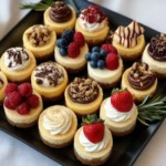delicious mini cheesecakes
