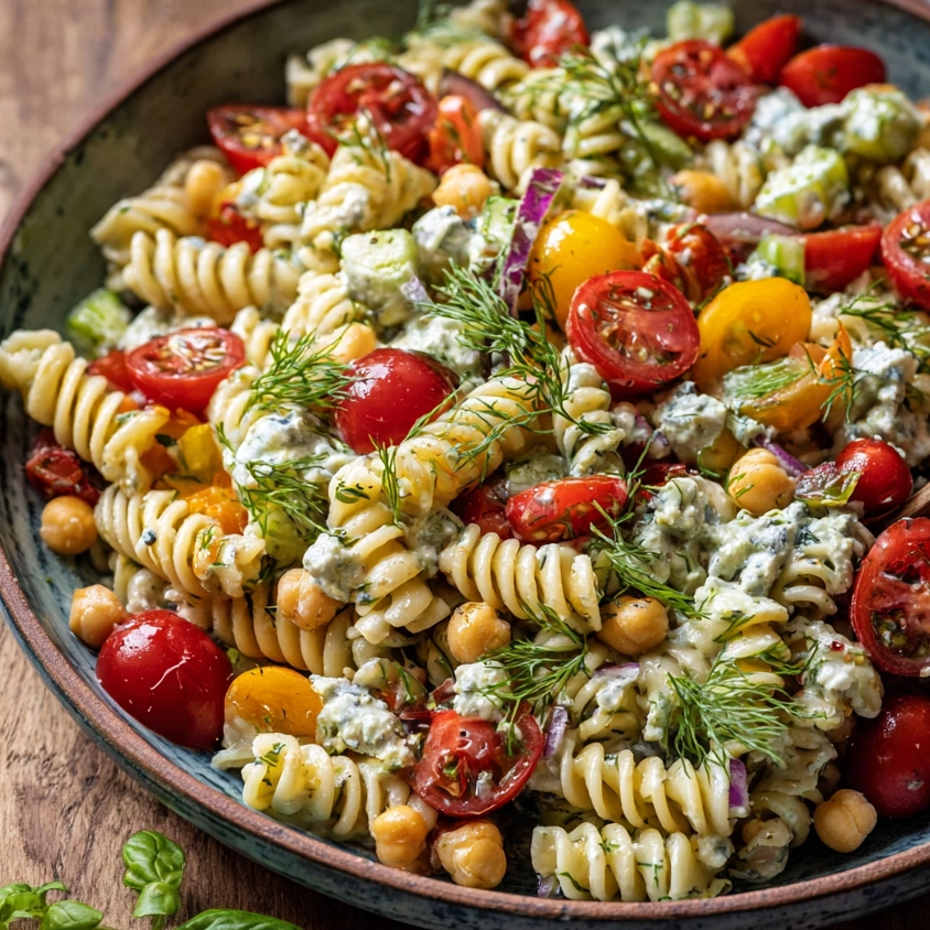 greek olive pasta salad