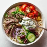 mediterranean steak bowl