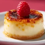 mini creme brulee cheesecakes