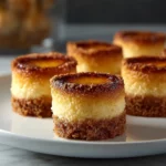 mini creme brulee cheesecakes
