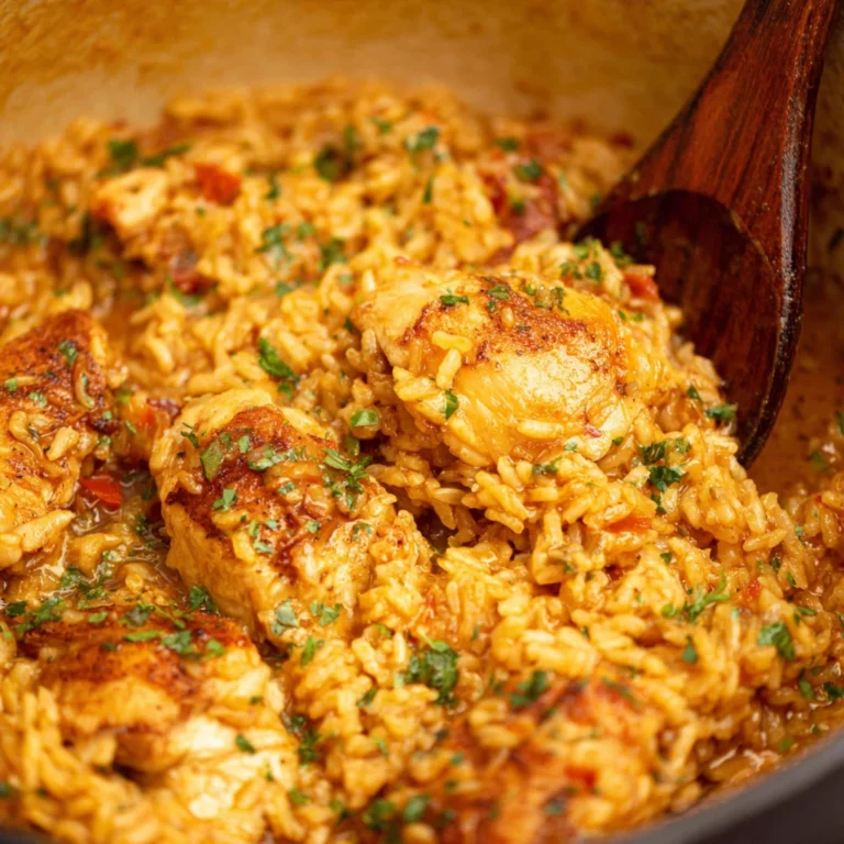 one pot queso chicken and rice