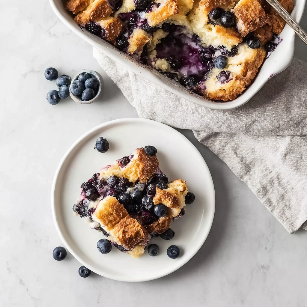 Overnight Blueberry French Toast Casserole – A Sweet Breakfast You’ll Love 5 overnight blueberry french toast Serving