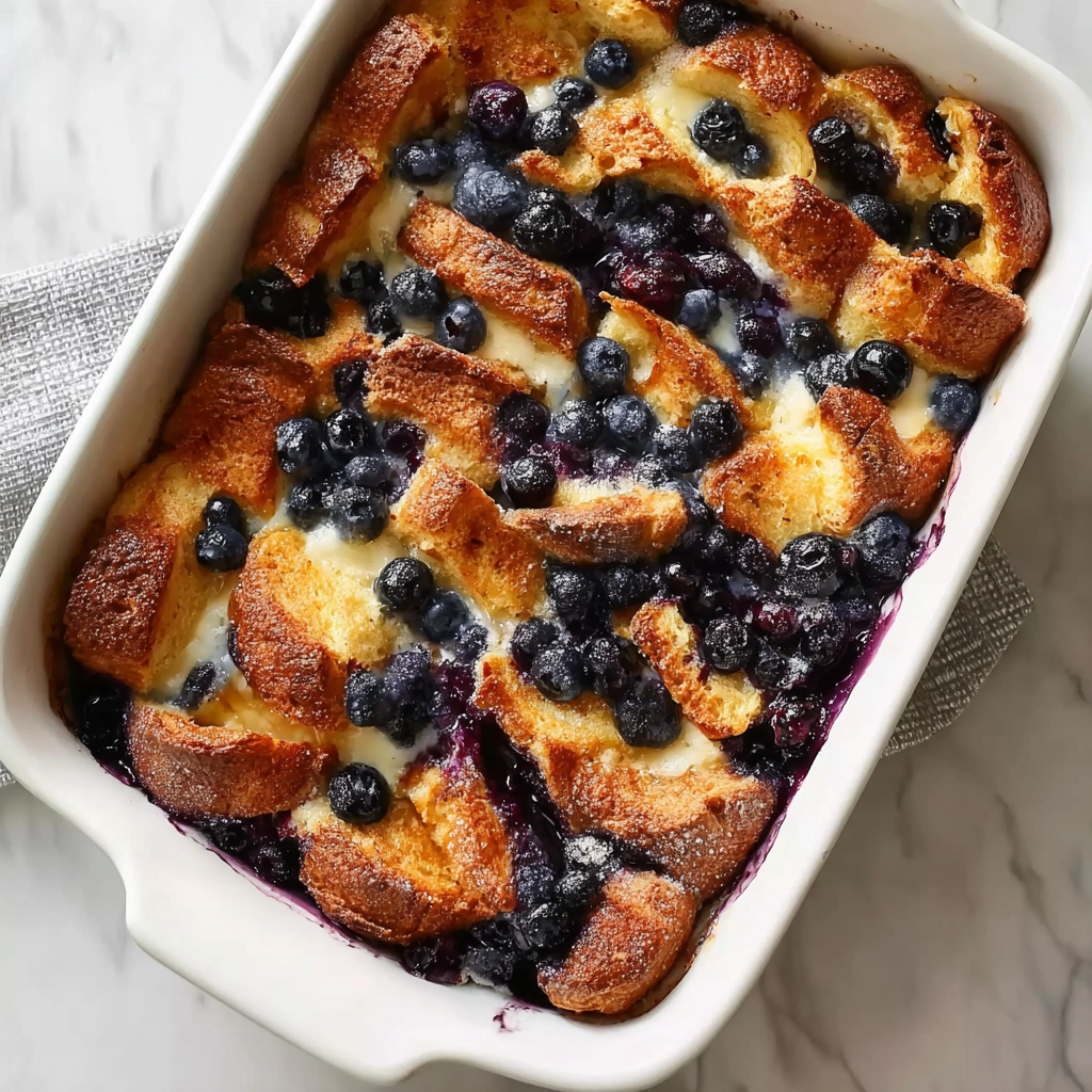 overnight blueberry french toast