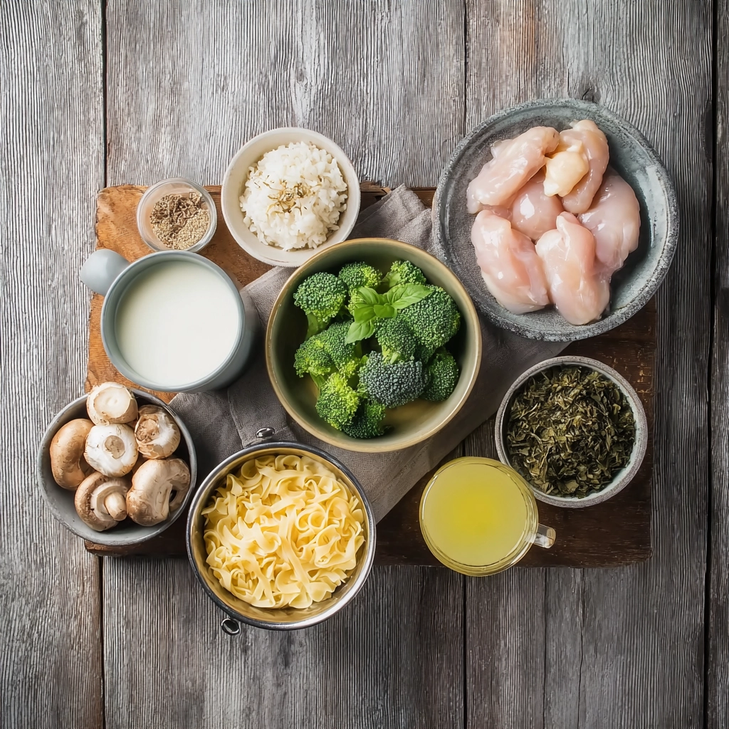 parmesan chicken pasta Ingredients