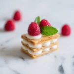 raspberry cream napoleons
