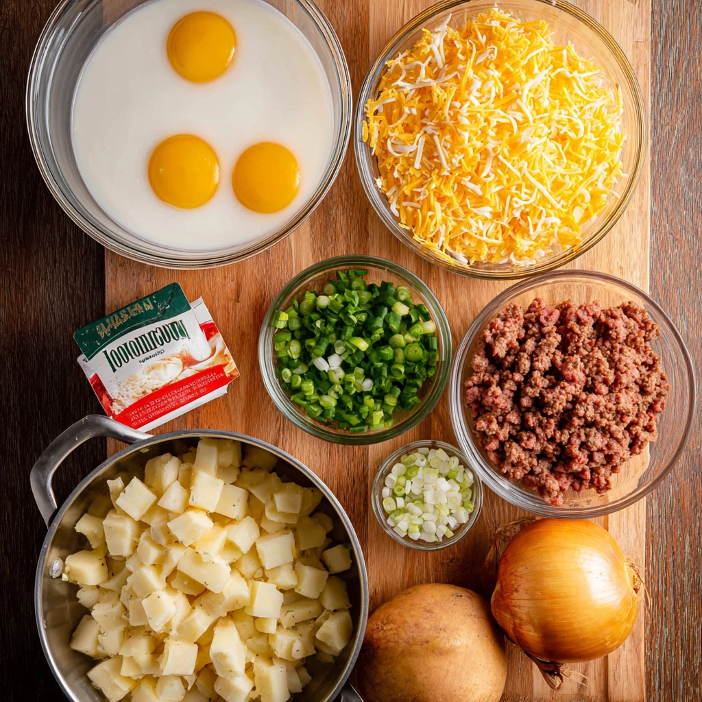 Sausage Hash Brown Casserole: The Ultimate Comfort Breakfast 5 sausage hash brown casserole Ingredients