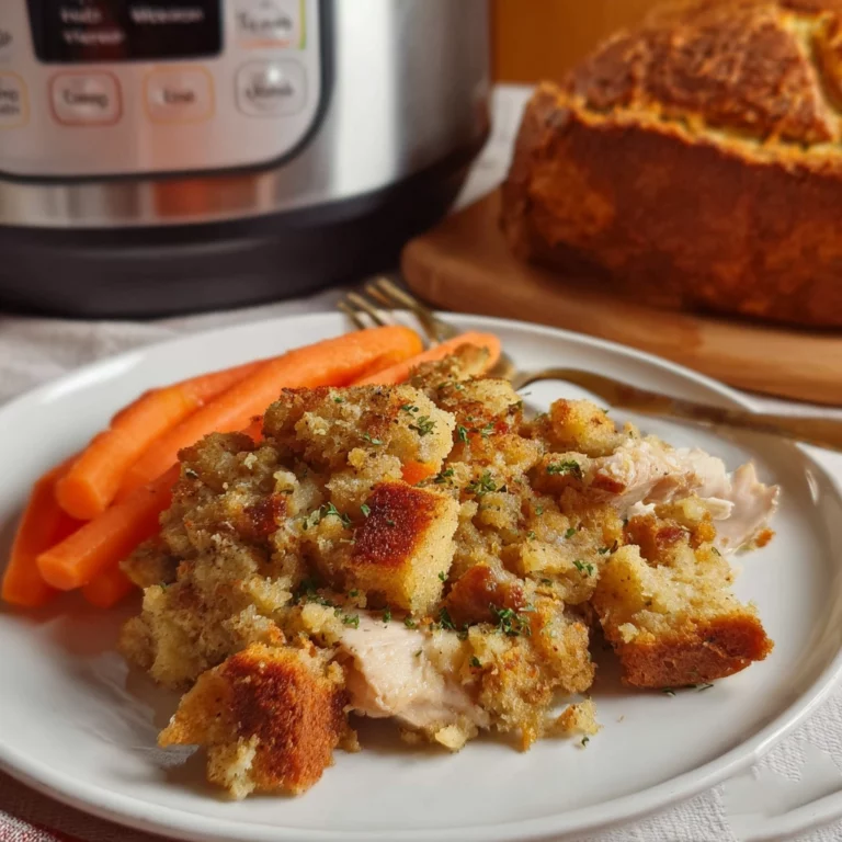 slow cooker chicken and stuffing