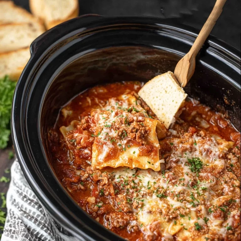 slow cooker lasagna soup