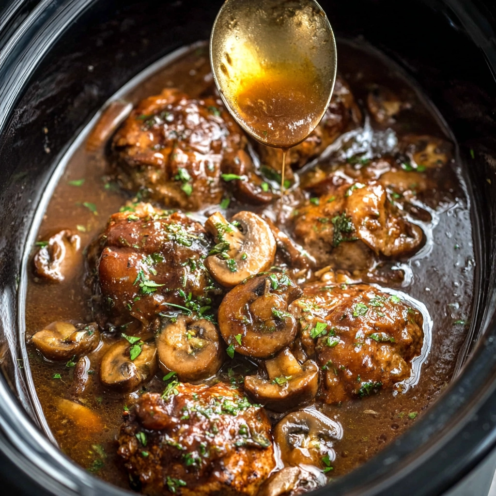 Slow Cooker Salisbury Steak