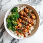 Sticky Chicken Bowls