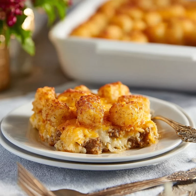 tater tot sausage casserole