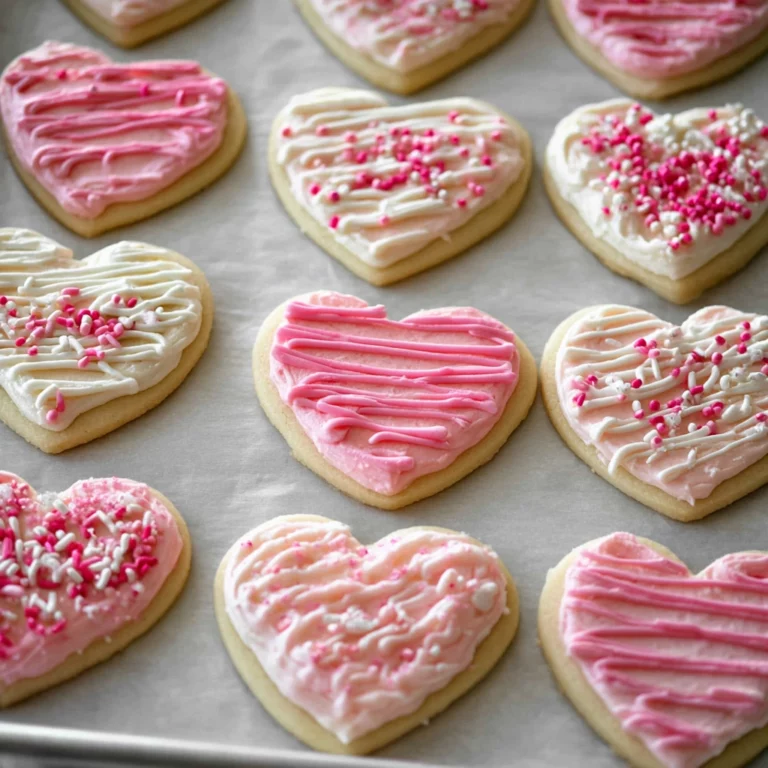 valentine sugar cookies