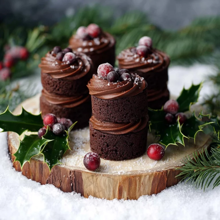 vegan gingerbread mini cakes