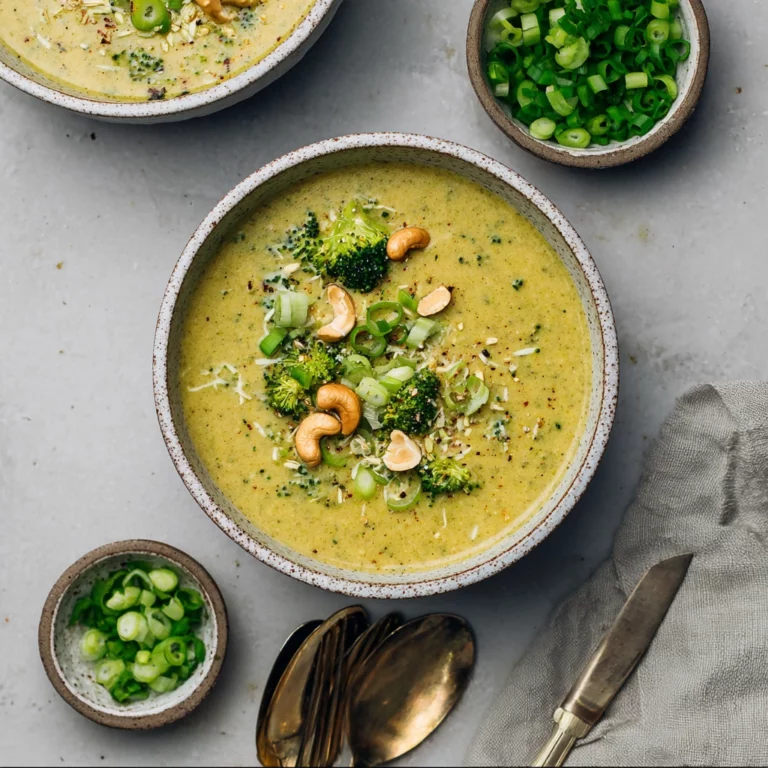 Broccoli Red Lentil Soup