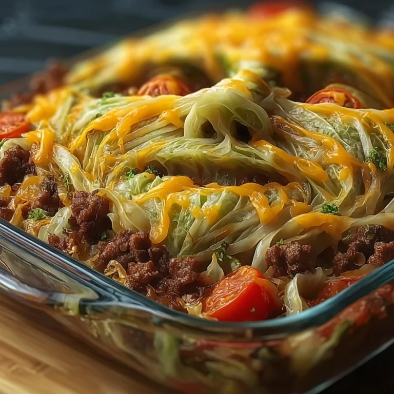 Cabbage Beef Bake