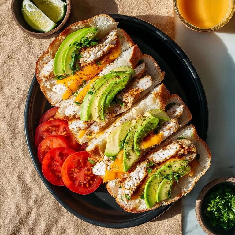 Chicken Avocado Melt
