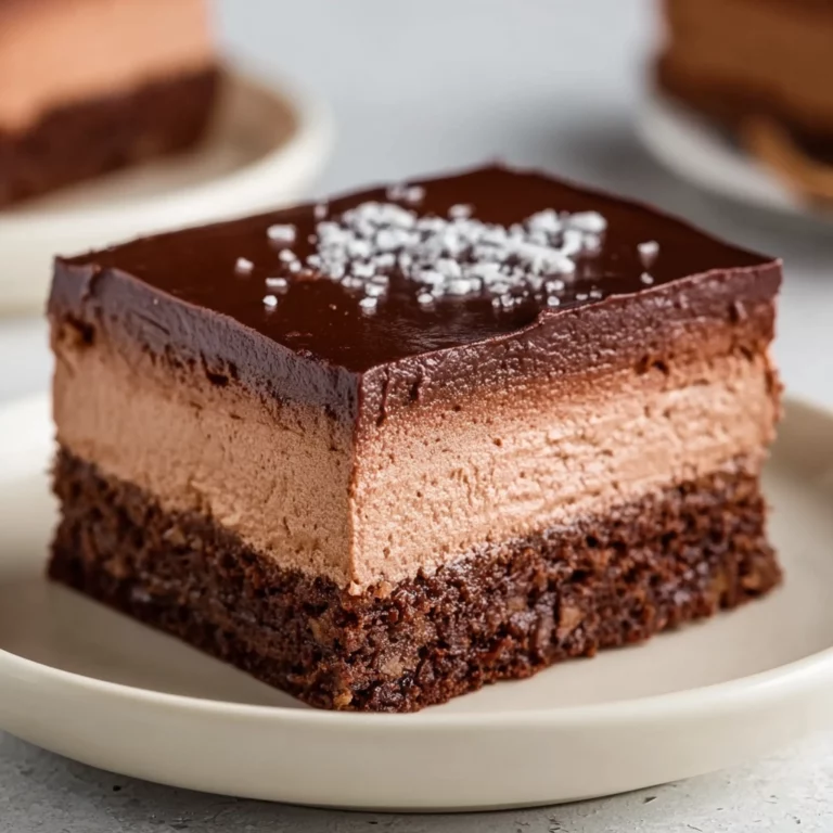 Chocolate Mousse Brownies