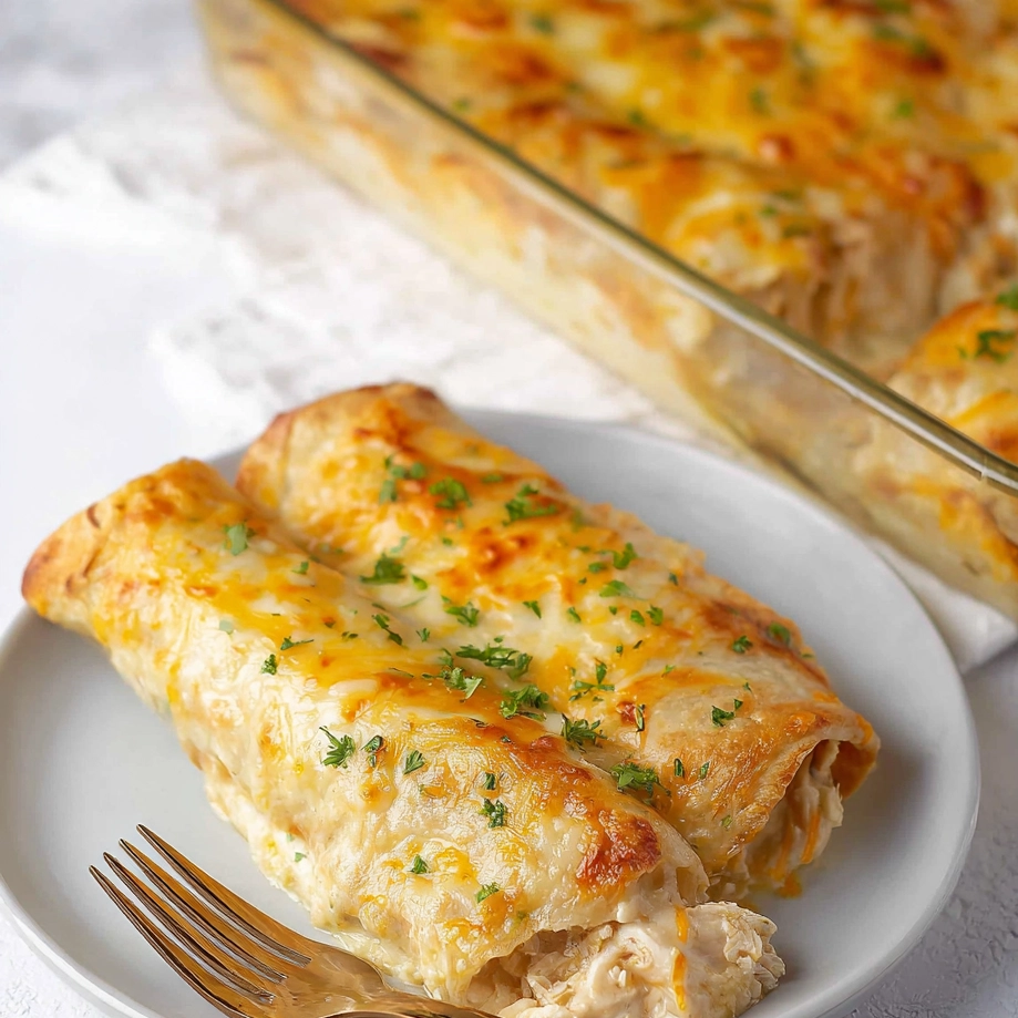 Cream Cheese Chicken Enchiladas