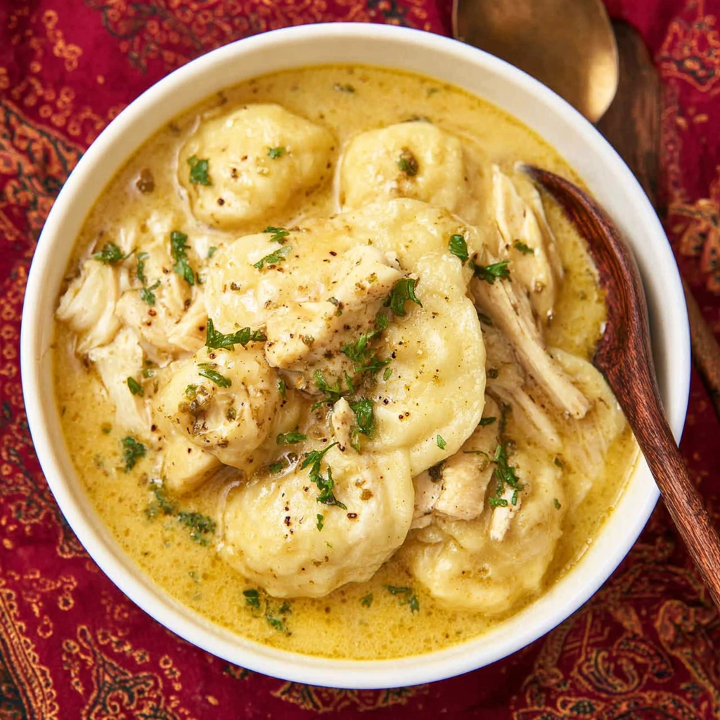Crock Pot Chicken & Dumplings