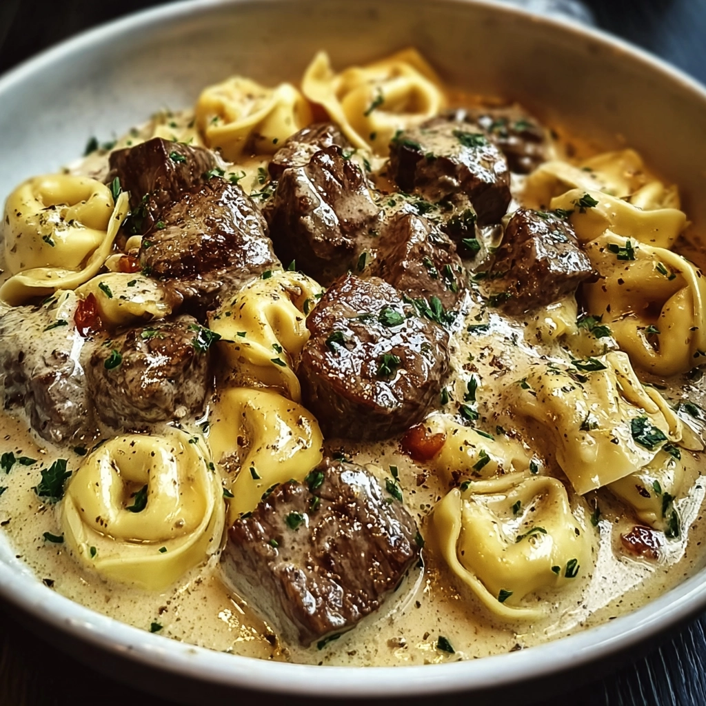 Garlic Steak Tortellini