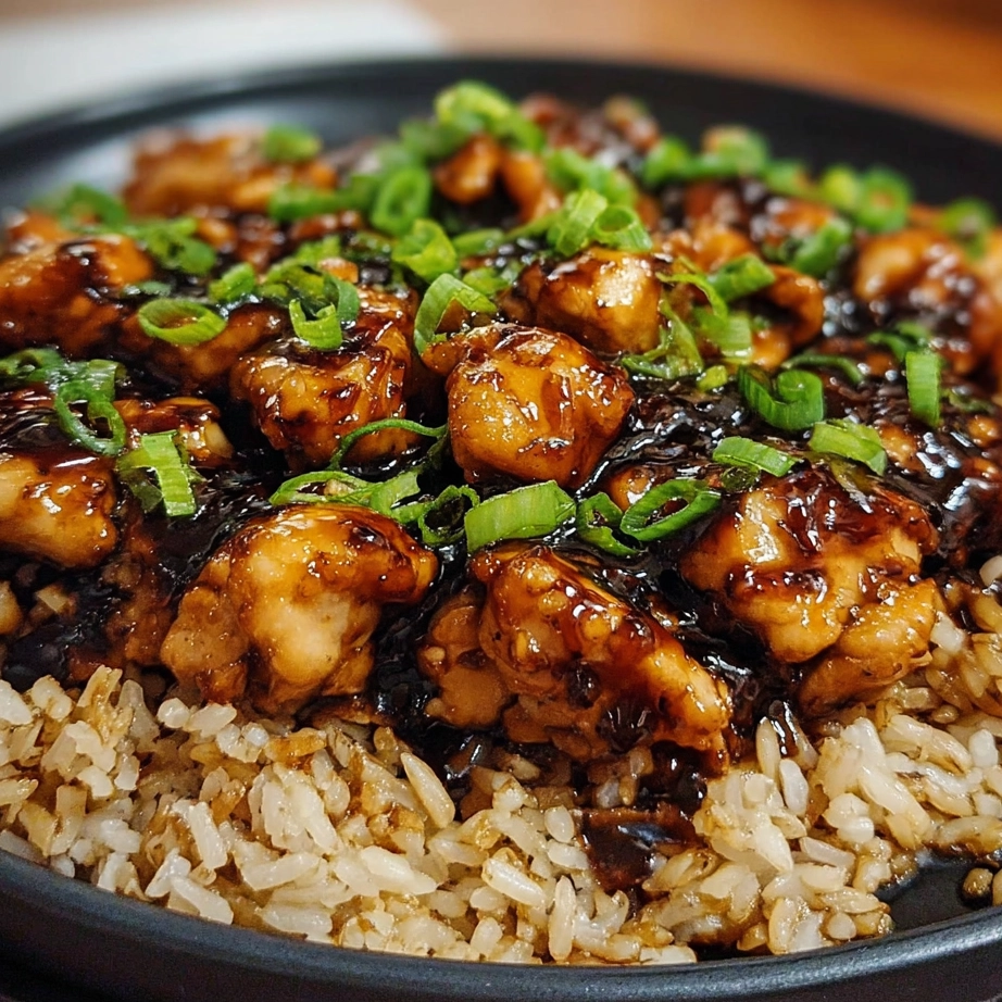 Honey BBQ Chicken Rice