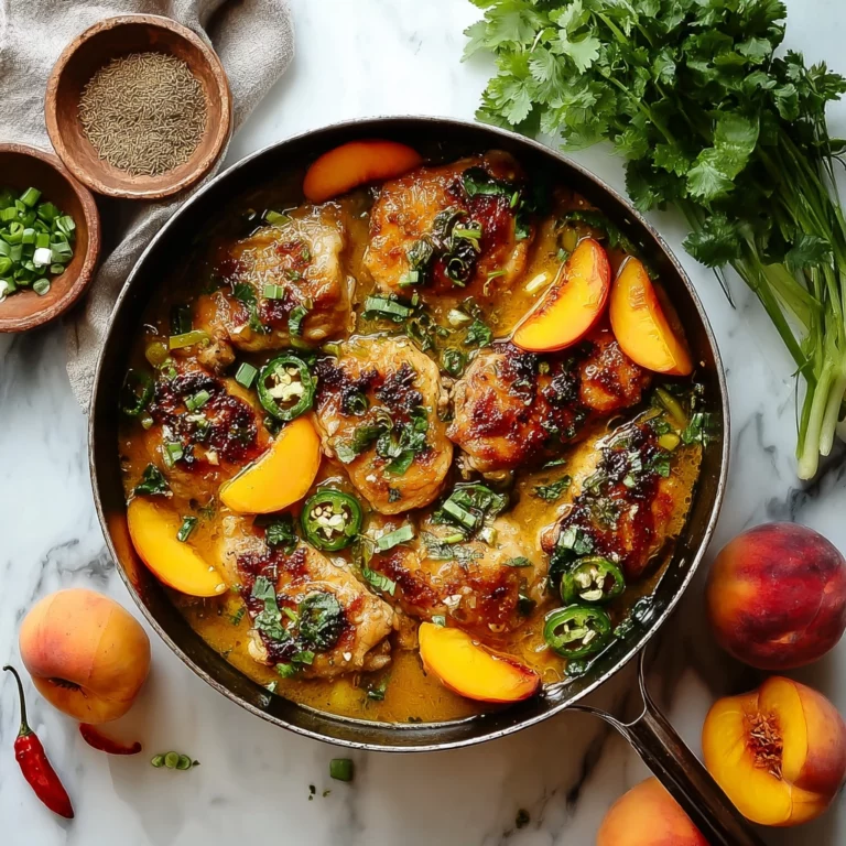 Jalapeno Peach Chicken