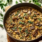 Lentil Mushroom Stroganoff