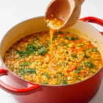 Mediterranean Red Lentil Soup