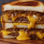 Patty Melt with Sauce