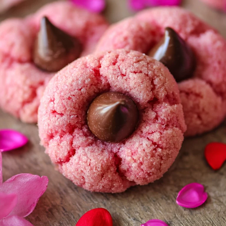 Pink Kiss Cookies
