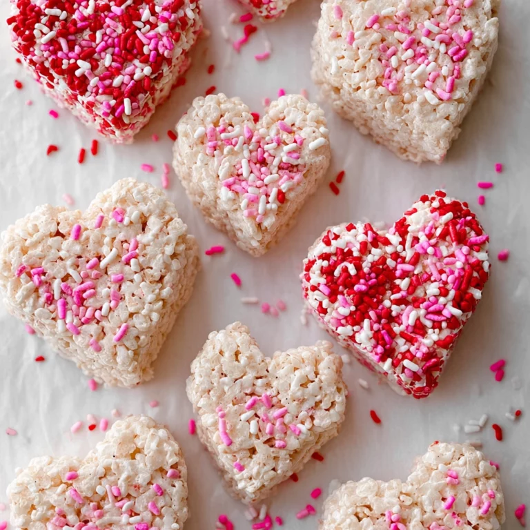 Rice Krispie Hearts