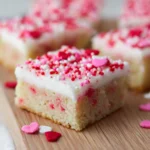 Valentine Cookie Bars
