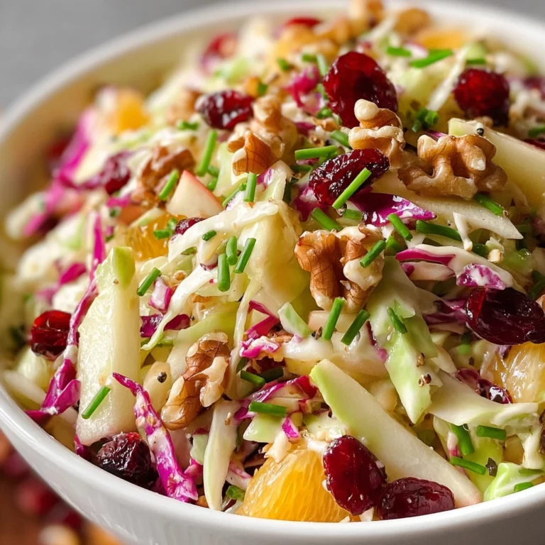 Apple Cranberry Coleslaw