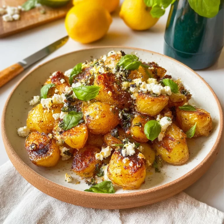 Baked Feta Potatoes