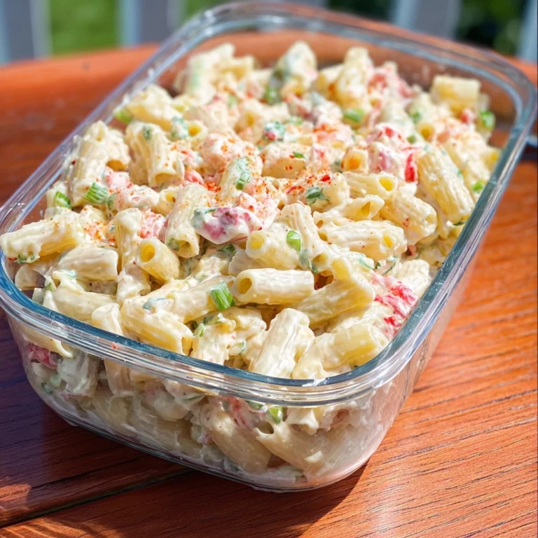 Cheddar Sour Cream Macaroni Salad