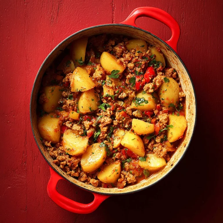 Cheesy Beef and Potato Skillet