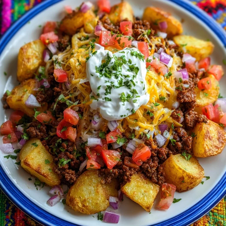 Cheesy Taco Potatoes