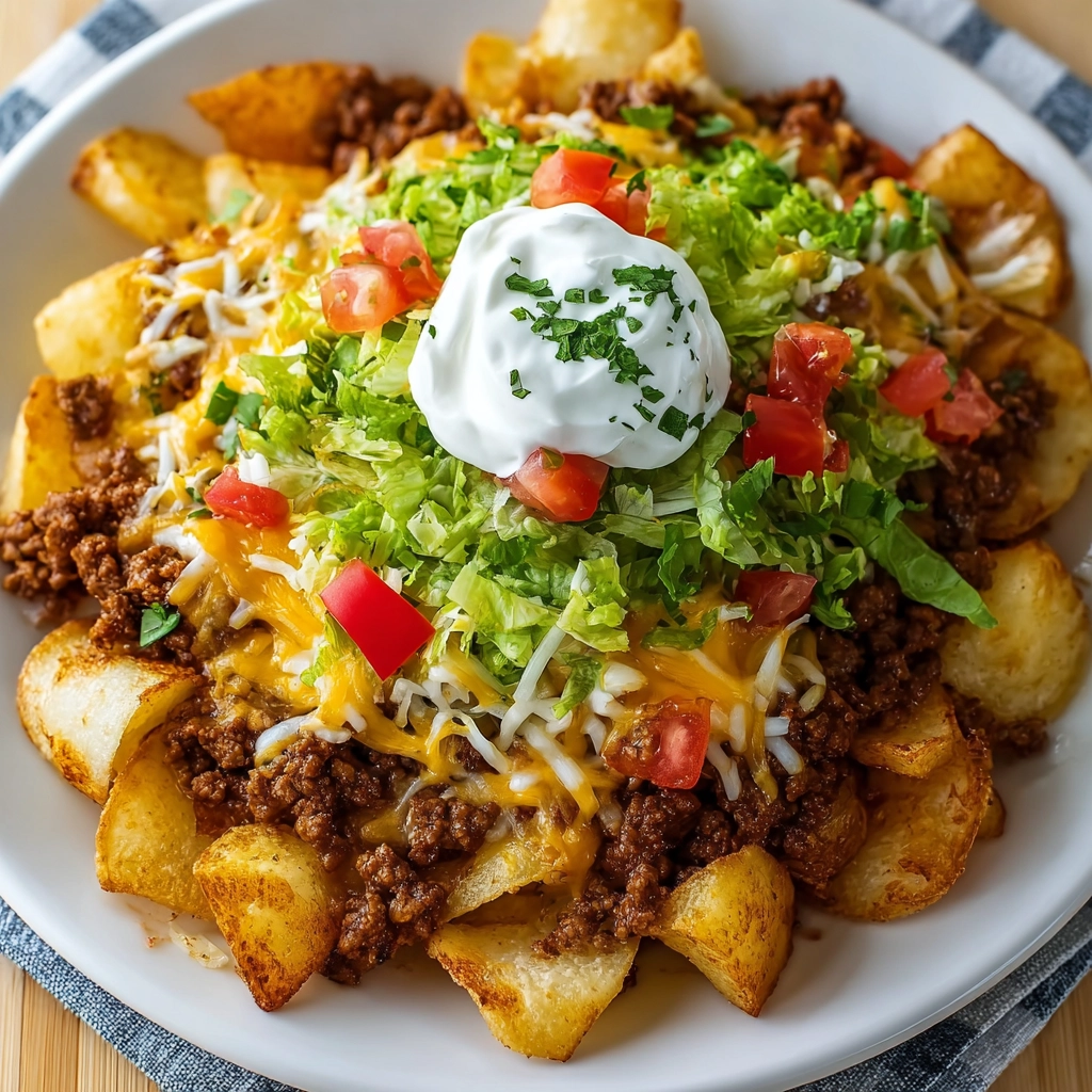 Cheesy Taco Potatoes – Crispy, Comforting, and Packed With Flavor 4 Cheesy Taco Potatoes