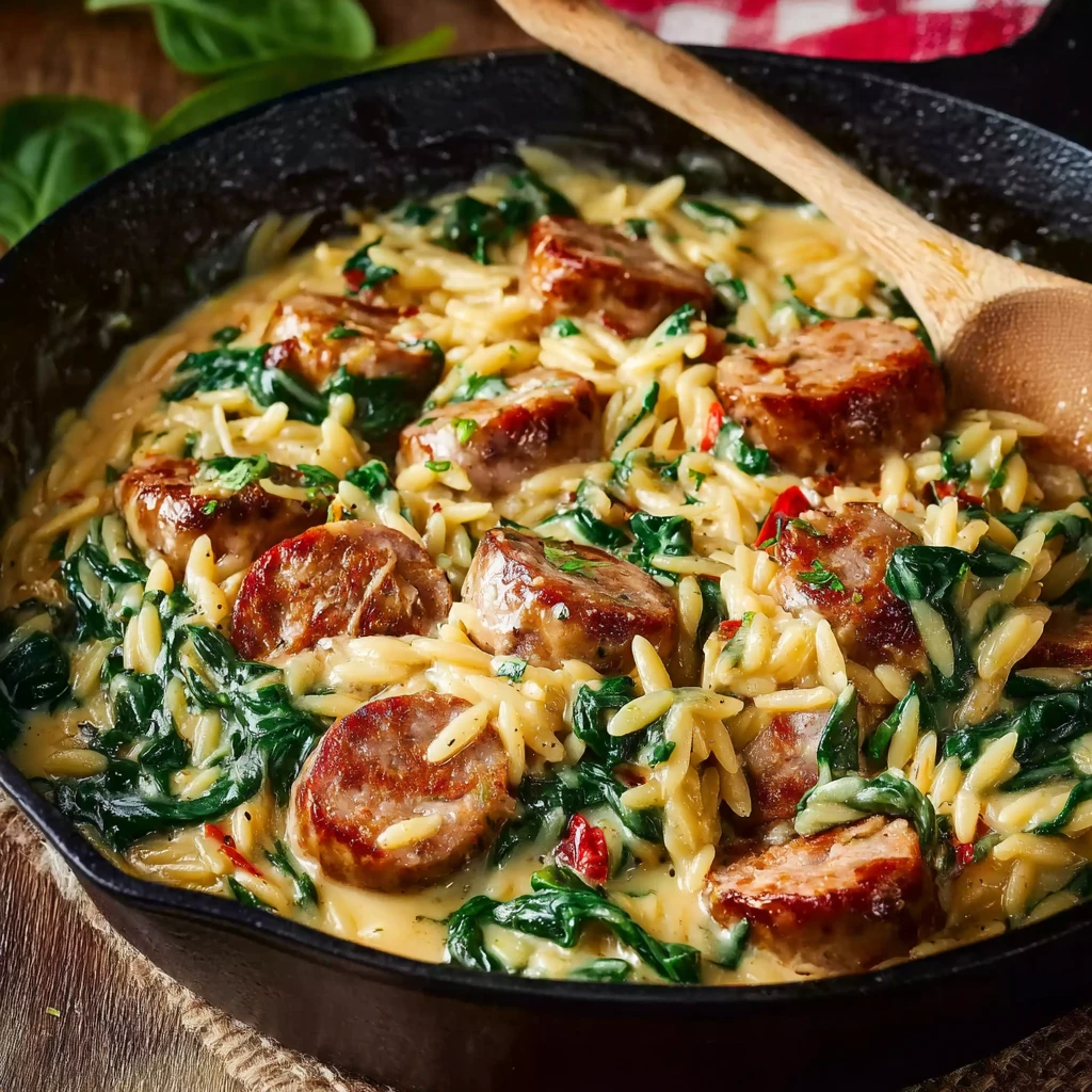 Chicken Sausage Orzo