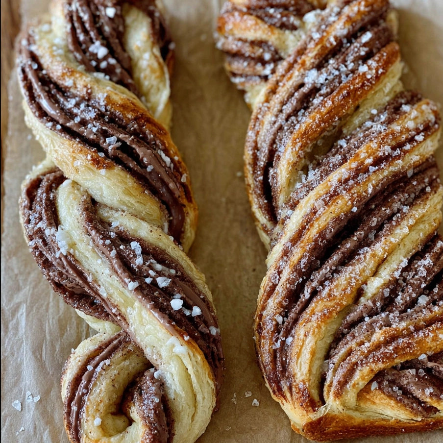 Chocolate Puff Pastry Twists – Easy Bakery-Style Dessert at Home 4 Chocolate Puff Pastry Twists