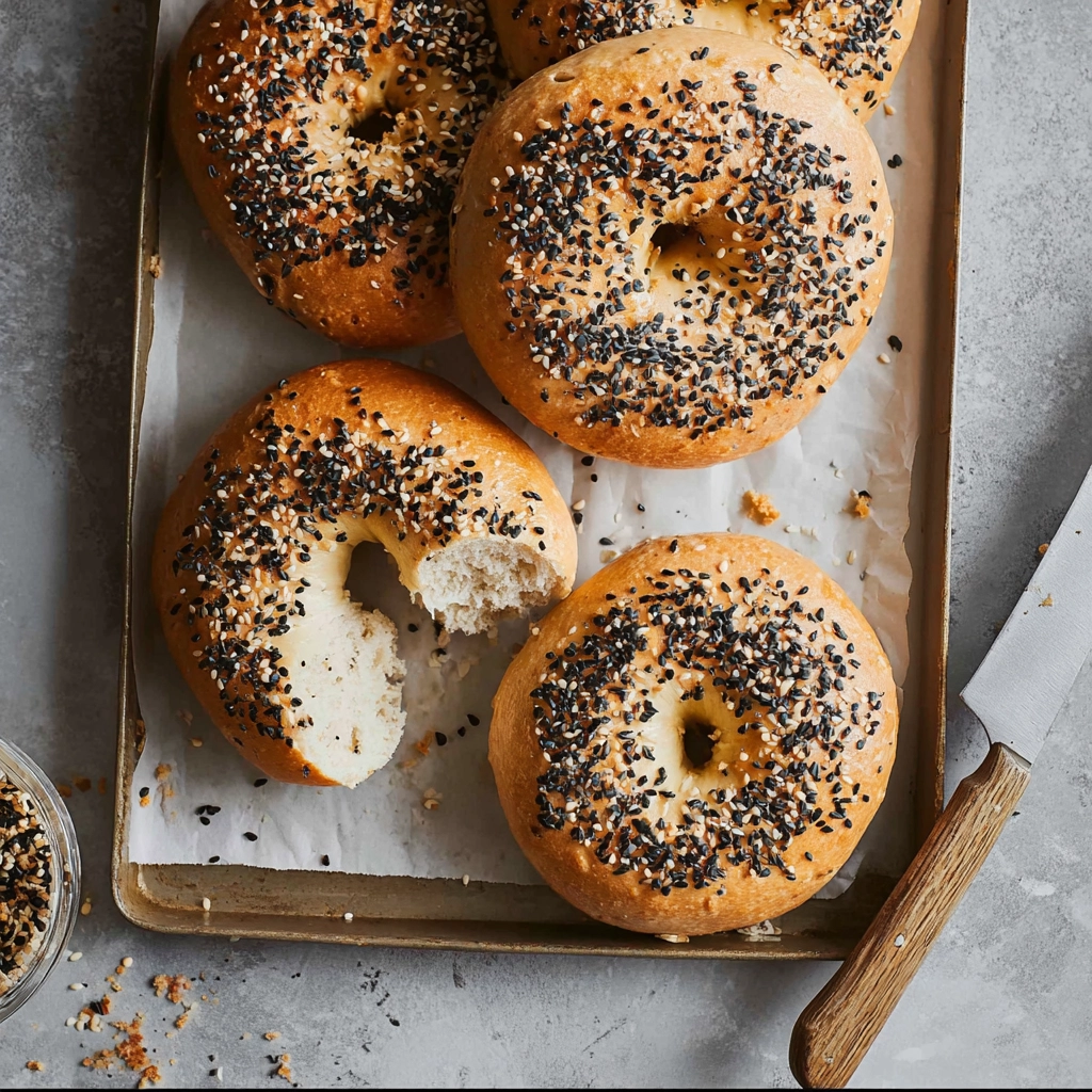 Cottage Cheese Bagels