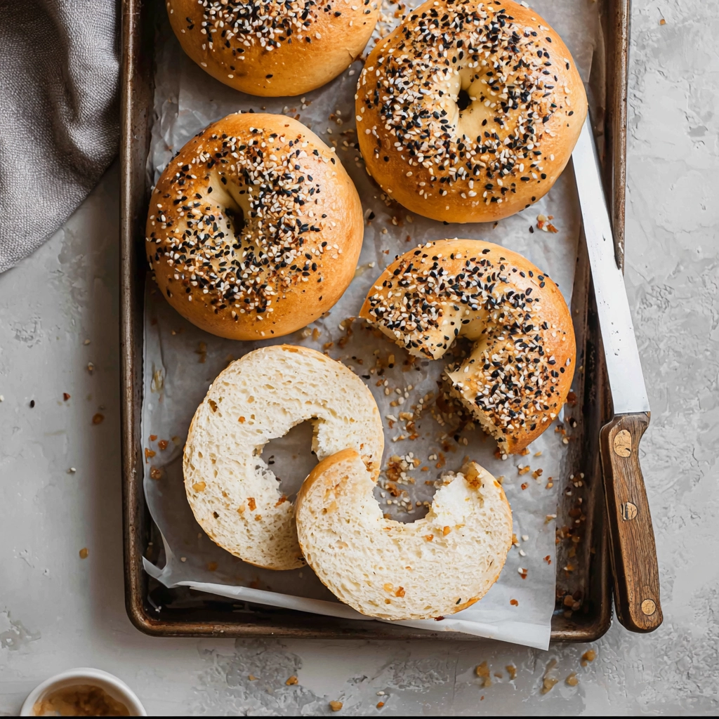 Cottage Cheese Bagels