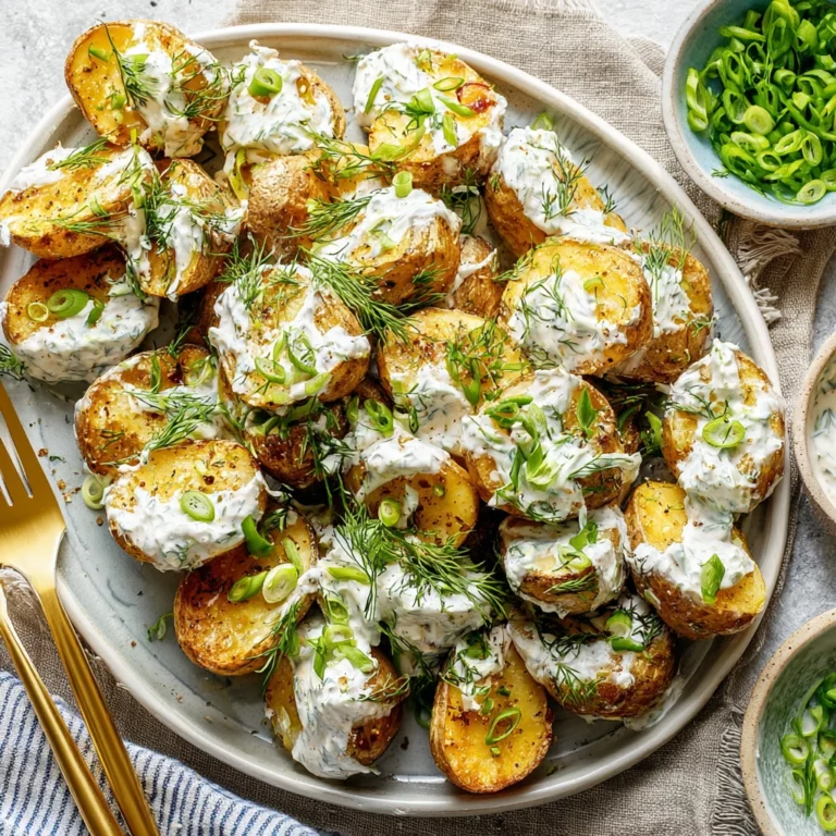 Crispy Roasted Potato Salad